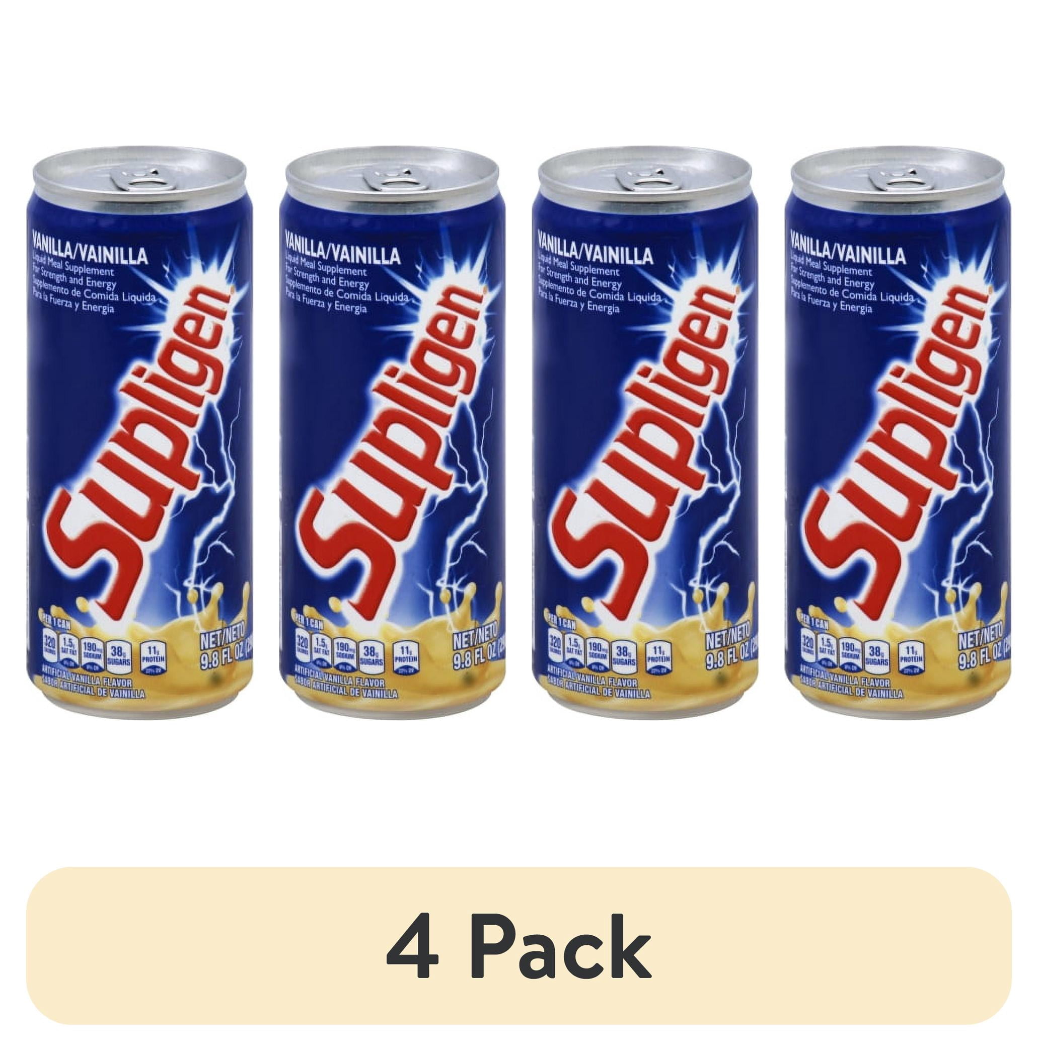 (4 pack) Supligen Vanilla Nutritional Drink 9.8oz, Pack of 12