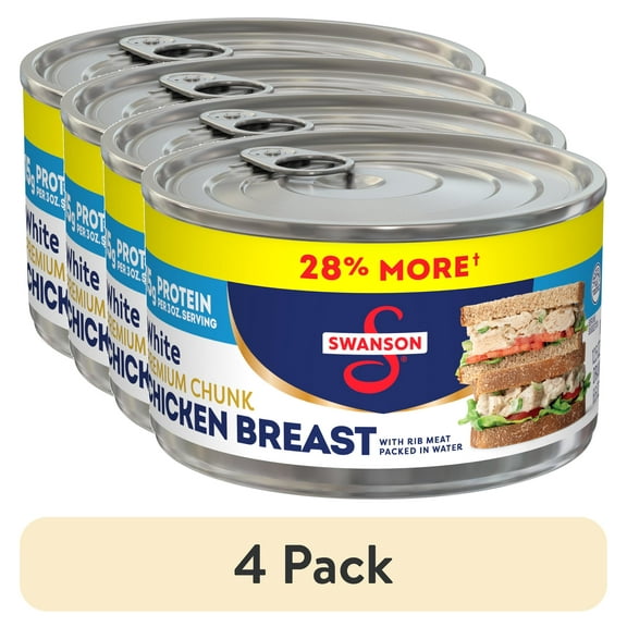 Swanson White Premium Chunk Canned Chicken Breast in Water, 12.5 oz Can