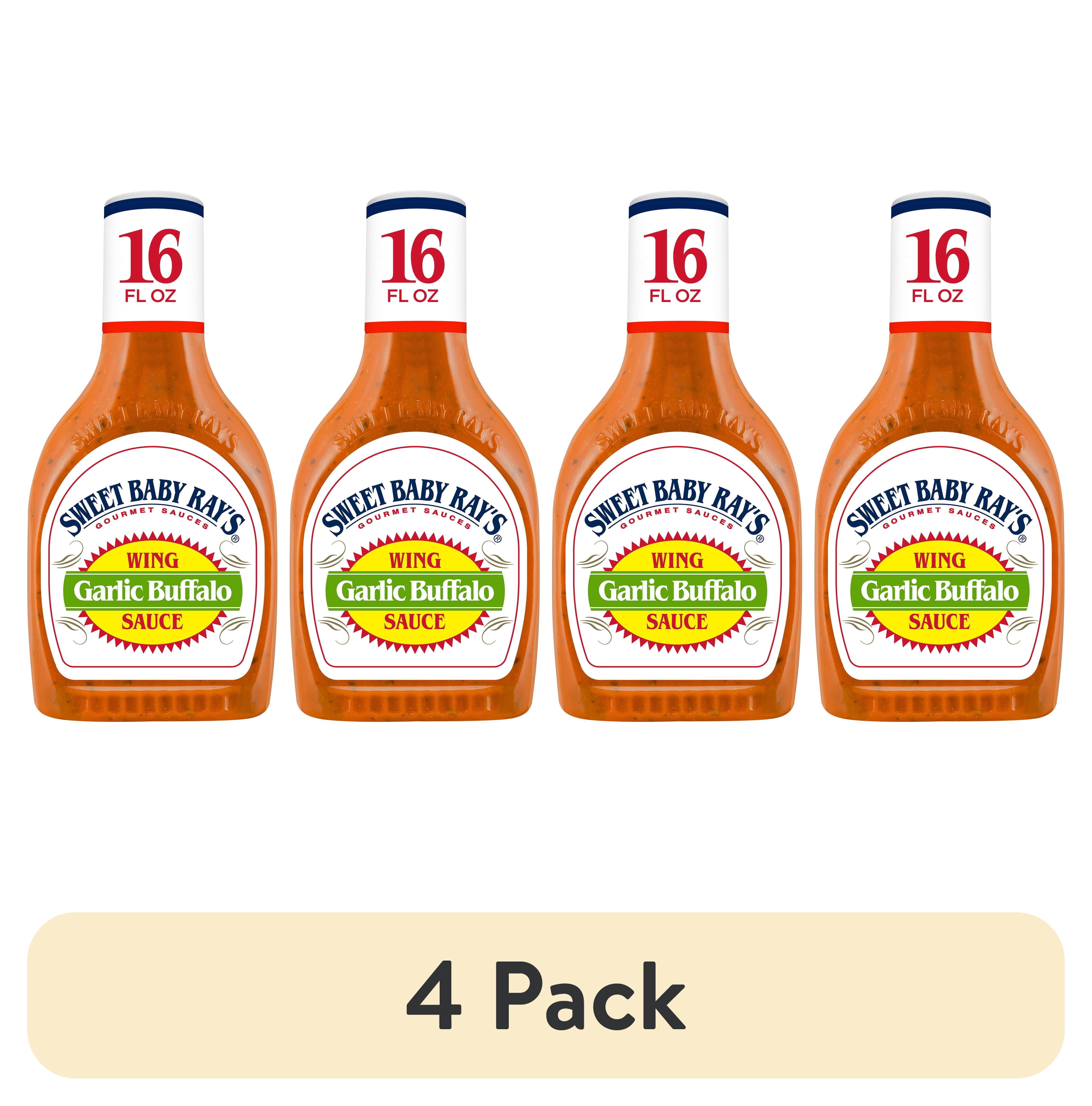 (4 pack) Sweet Baby Ray's® Garlic Buffalo Wing Sauce 16 fl oz