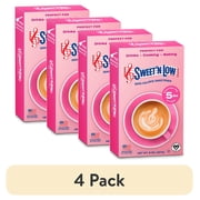 (4 pack) Sweet'N Low, Zero Calorie Bulk Sweetener, 8 oz. Box, Granulated Sugar Substitute for Baking