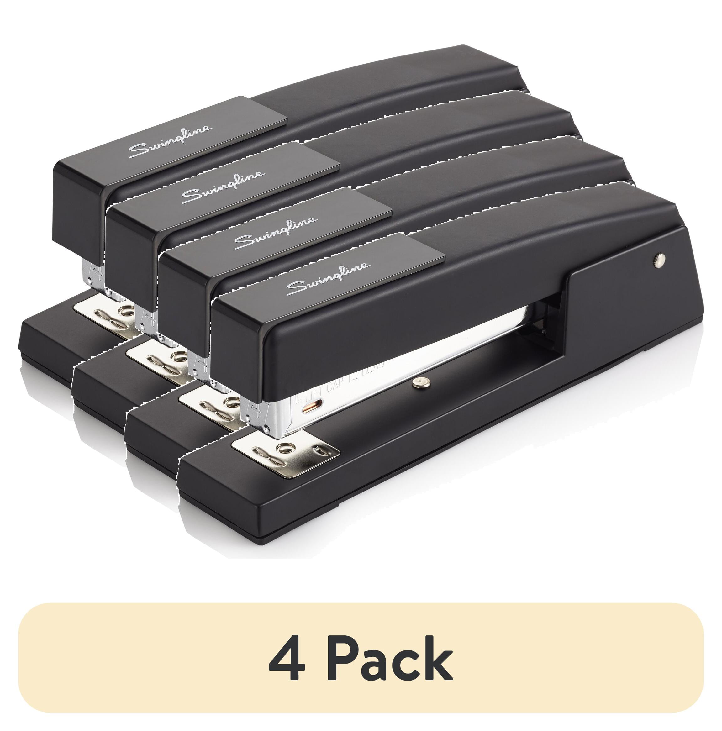 (4 pack) Swingline 747 Classic Desktop Stapler 30 Sheets Black - Full ...