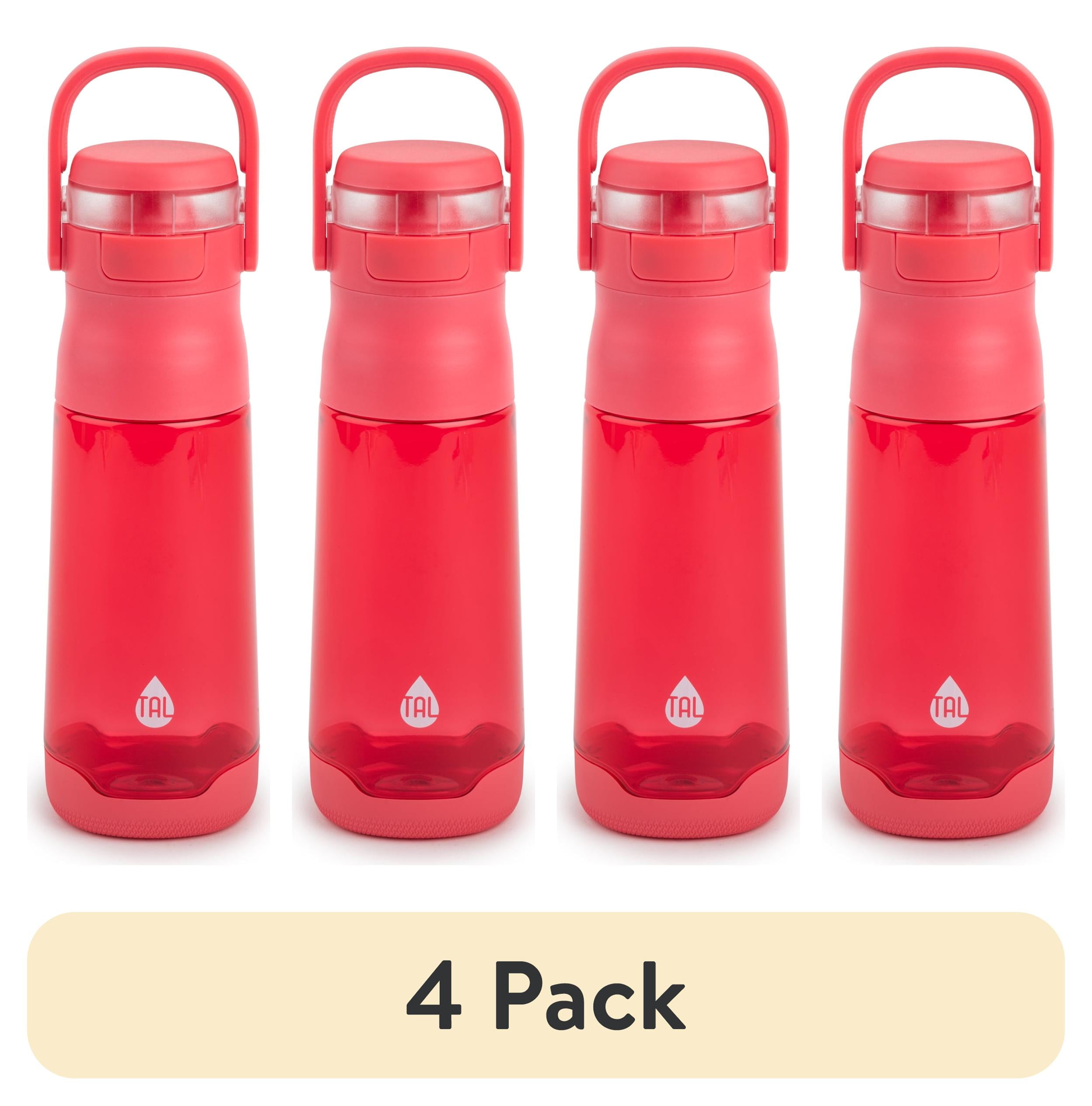 (4 pack) TAL Tritan Jolt Water Bottle 16 fl oz, Pink