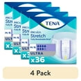 thumbnail image 1 of (4 pack) TENA Stretch Ultra Disposable Unisex Adult Incontinence Briefs, Medium, 36 Count, 1 Pack, 1 of 5