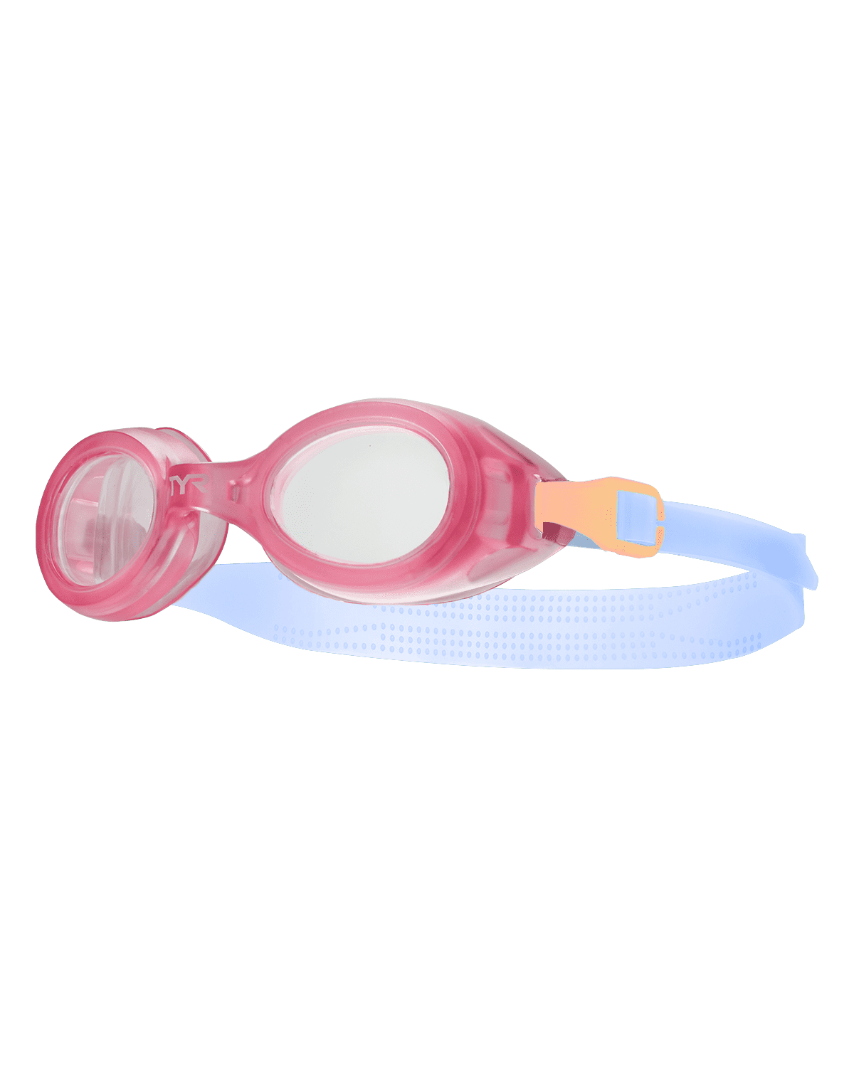 (4 pack) TYR Aqua Blaze Kids Swim Goggles - Swimming Goggles for Boys & Girls, UV Protection, Anti-Fog, Ages 3-10, Clear/Pink