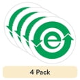 thumbnail image 1 of (4 pack) Tape Logic® Preprinted Shipping Labels, DL1377, China RoHS, Round, 1", Green/White, Roll Of 500, 1 of 2