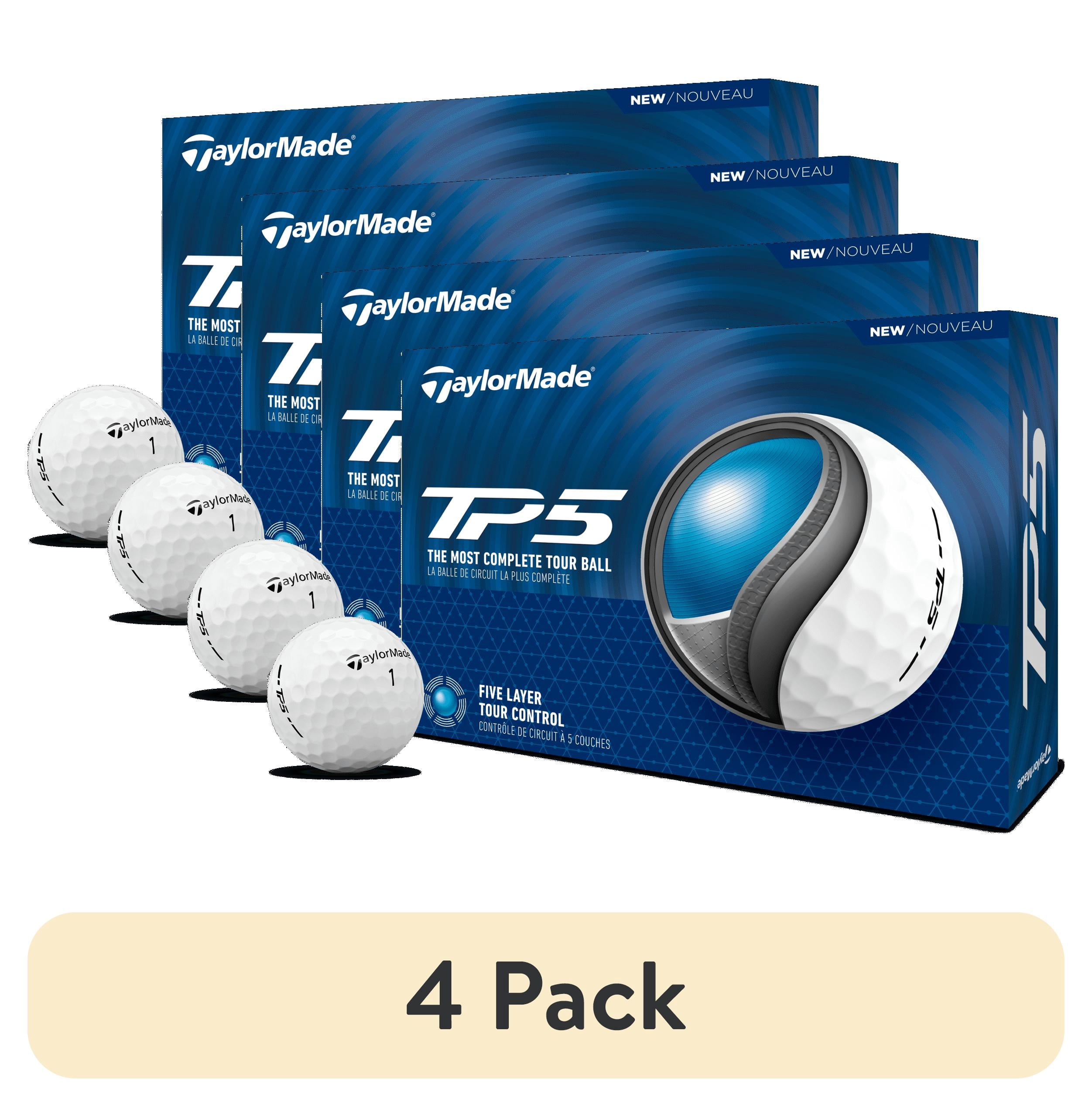 TaylorMade, Golf Balls, TP5 Stripe 12pk, Soft Speed Wrapped Core