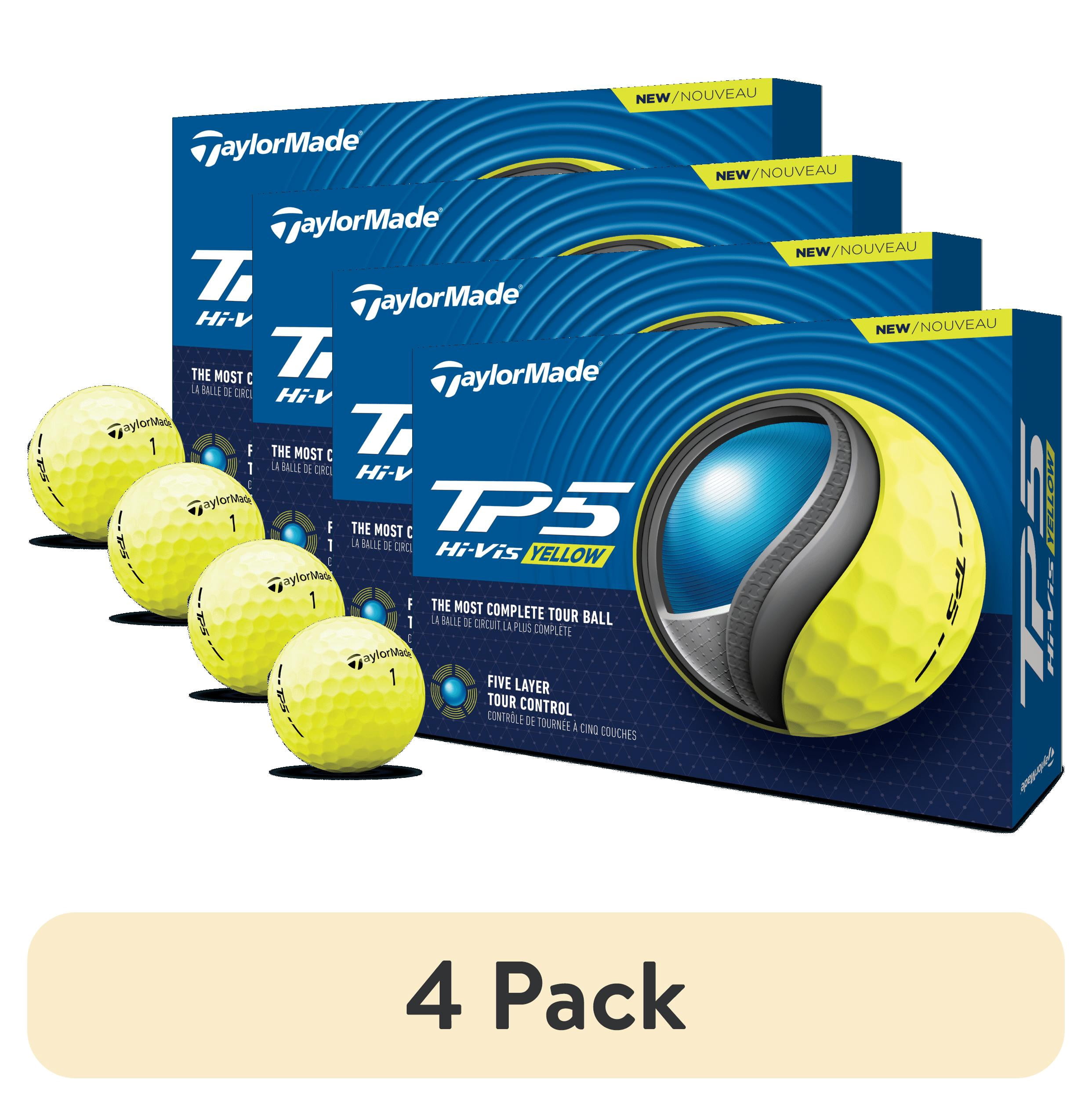 4-pack-TaylorMade-TP5-Yellow-