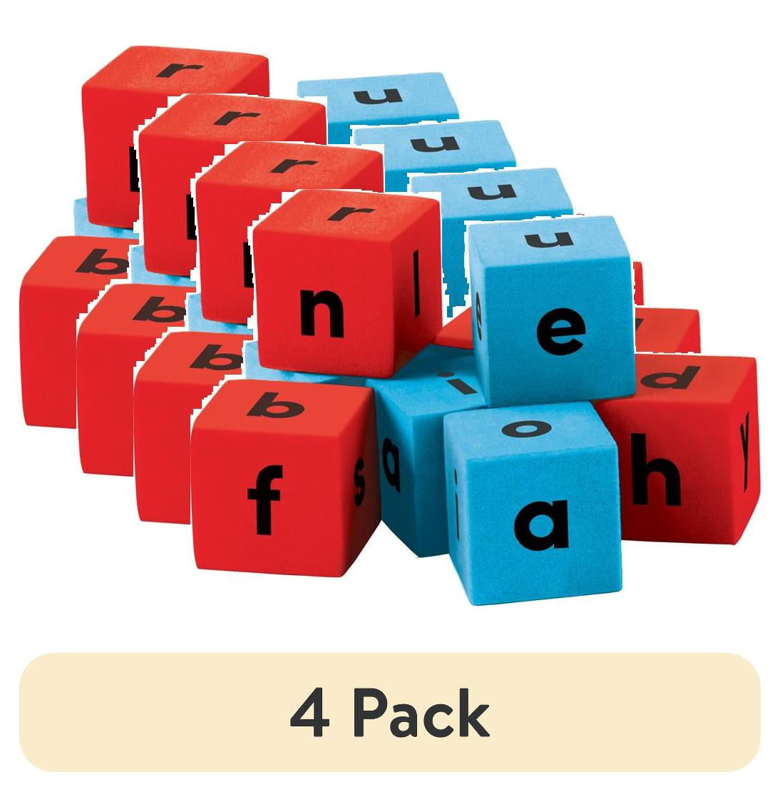 (4 pack) Teacher Created Resources Foam Alphabet Dice, 20 Per Pack, 3 ...