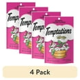 thumbnail image 1 of (4 pack) Temptations Classic Blissful Catnip Flavor Crunchy and Soft Dry Treats for Cats, 3 oz Pouch, 1 of 13