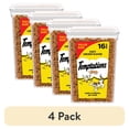 thumbnail image 1 of (4 pack) Temptations Classic Tasty Chicken Flavor Crunchy And Soft Treats For Cats, 16 Oz Tub, 1 of 13