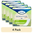 thumbnail image 1 of (4 pack) TENA Sensitive Care Ultra Thin Light Incontinence Pads, Regular, 30 Count, 1 of 9