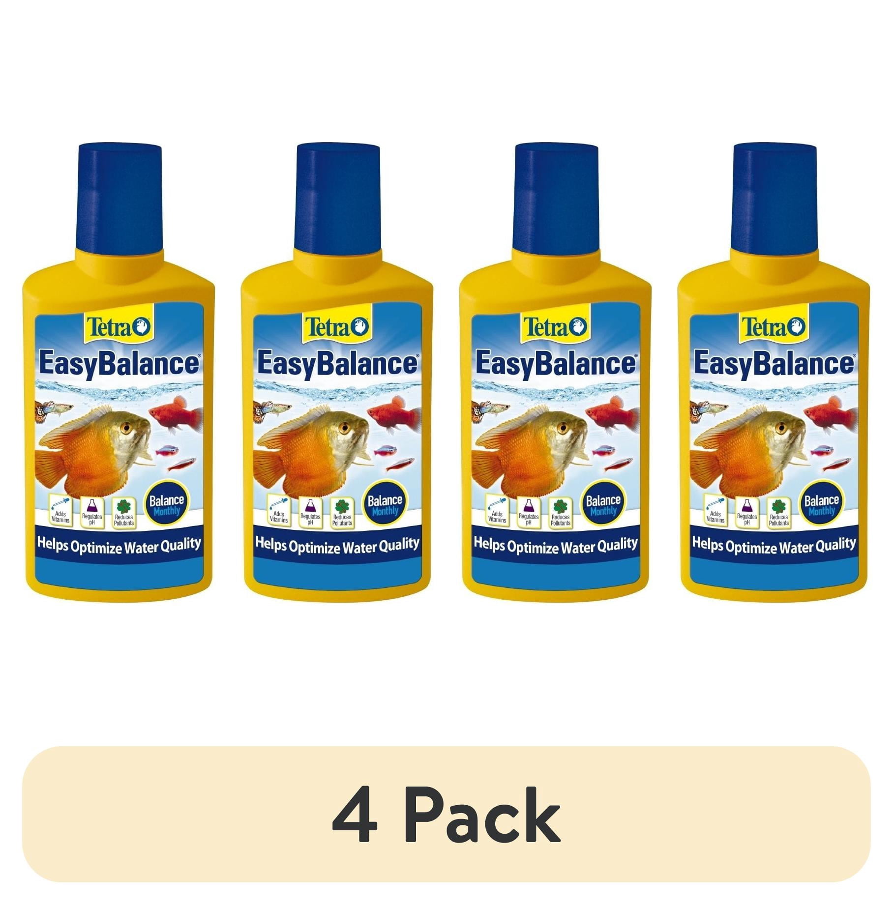 (4 pack) Tetra EasyBalance pH and Alkalinity Regulator Aquarium Water Conditioner, 3.38 oz