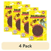 (4 pack) Tetra Vacation Tropical Feeding Block, Feeds Fish up to 14 Days, 1.06 oz., 1 Block
