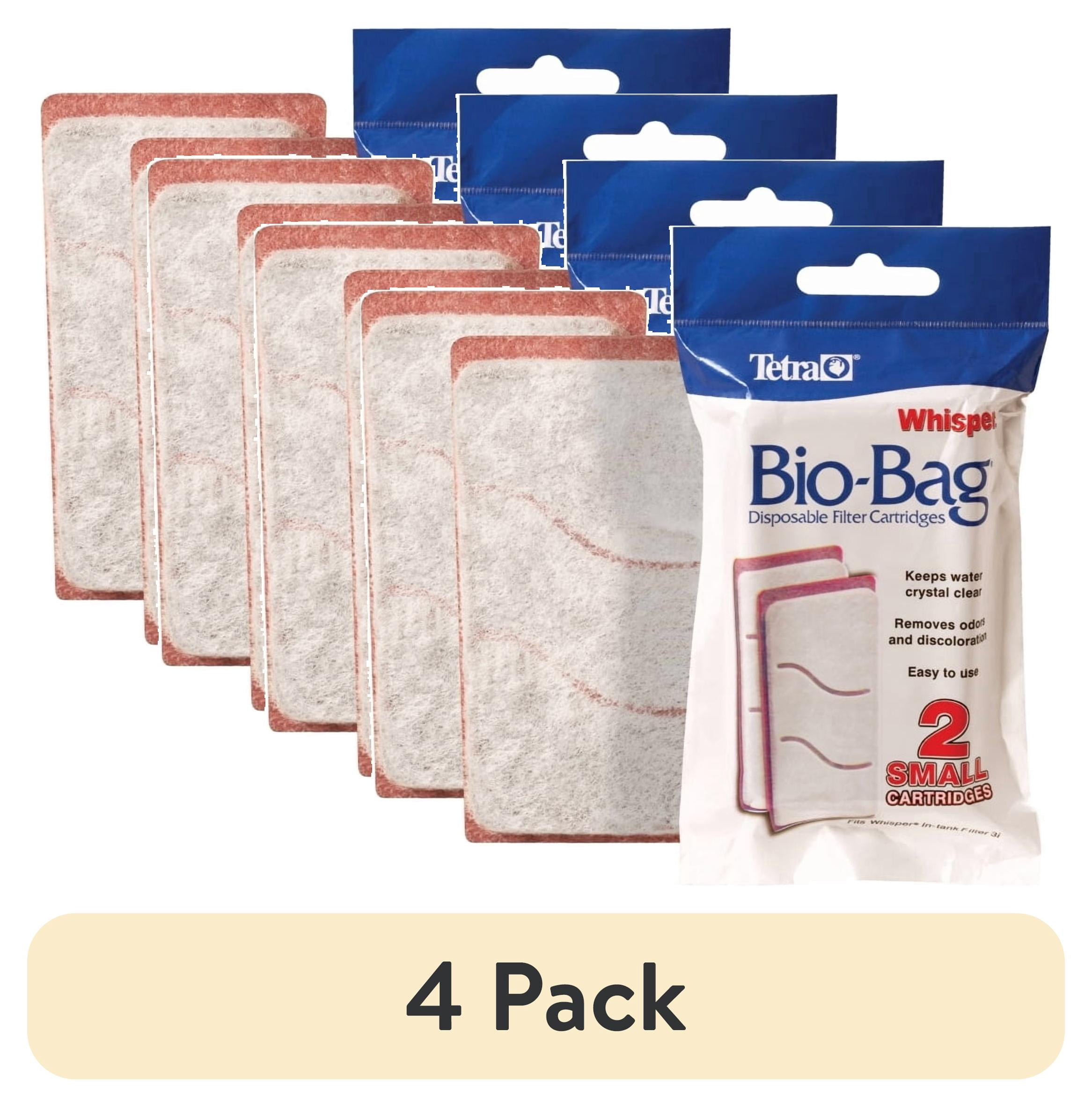 (4 pack) Tetra Whisper Bio-Bag Disposable Filter Cartridges, for Aquariums