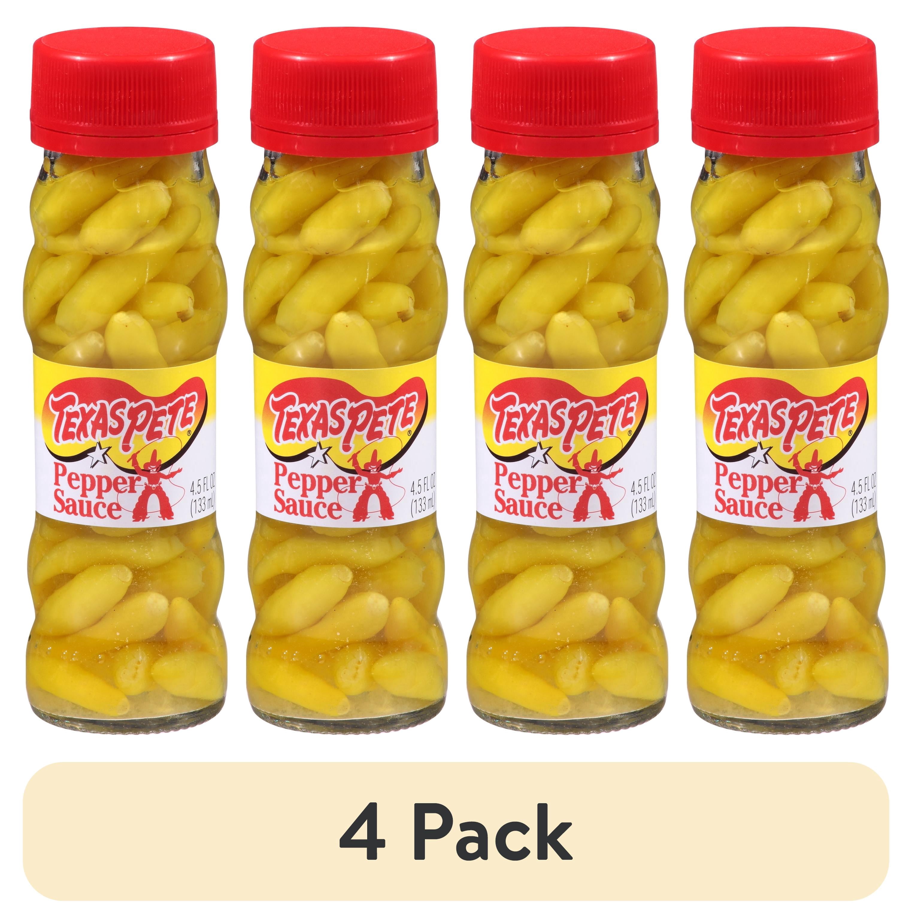 (4 pack) Texas Pete Pepper Sauce, 4.5 fl Oz, Gluten-Free Certified