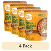 (4 pack) The Good Bean Heat & Eat Indian Coconut Curry 10oz