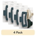 thumbnail image 1 of (4 pack) The Home Edit 3Pk Mixed Claw Clip - GREEN, 1 of 7