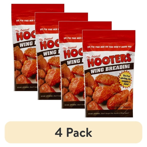 (4 pack) The Original Hooters Wing Breading, 16 oz