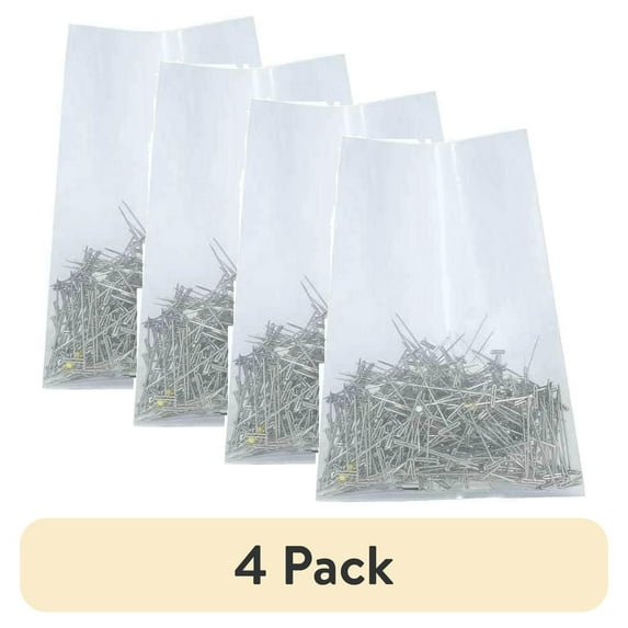 (4 pack) The Packaging Wholesalers Flat 4 Mil Poly Bags 5" x 24" Clear 1000/Case PB1094