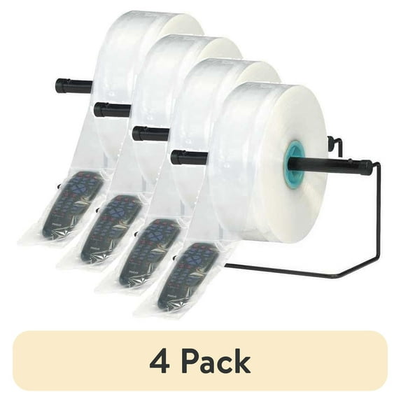 (4 pack) Partners Brand Poly Tubing,4"x2900 ft.,1.5 Mil PT0415