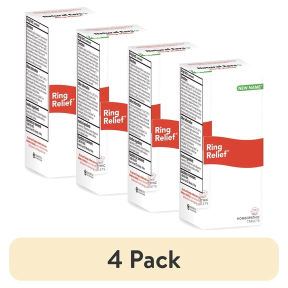 (4 pack) The Relief Products Ring Relief Fast Dissolving Tablets, 70 count