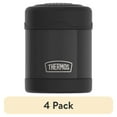 thumbnail image 1 of (4 pack) Thermos Vacuum Insulated Food Jar, Matte Black, 10oz, 1 of 11