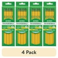 thumbnail image 1 of (4 pack) Ticonderoga Premium Wood Pencils, Unsharpened #2 Lead, Yellow, 24 Count, 0.3 mm Pencil Lead, 1 of 7