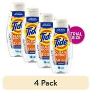 (4 pack) Tide Clean Boost Fabric Softener Rinse, Removes Odors and Residues, Original Scent, 16 fl oz