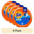 thumbnail image 1 of (4 pack) Tide PODS Laundry Detergent Soap Pacs, Original Scent, 76 Count, 1 of 13