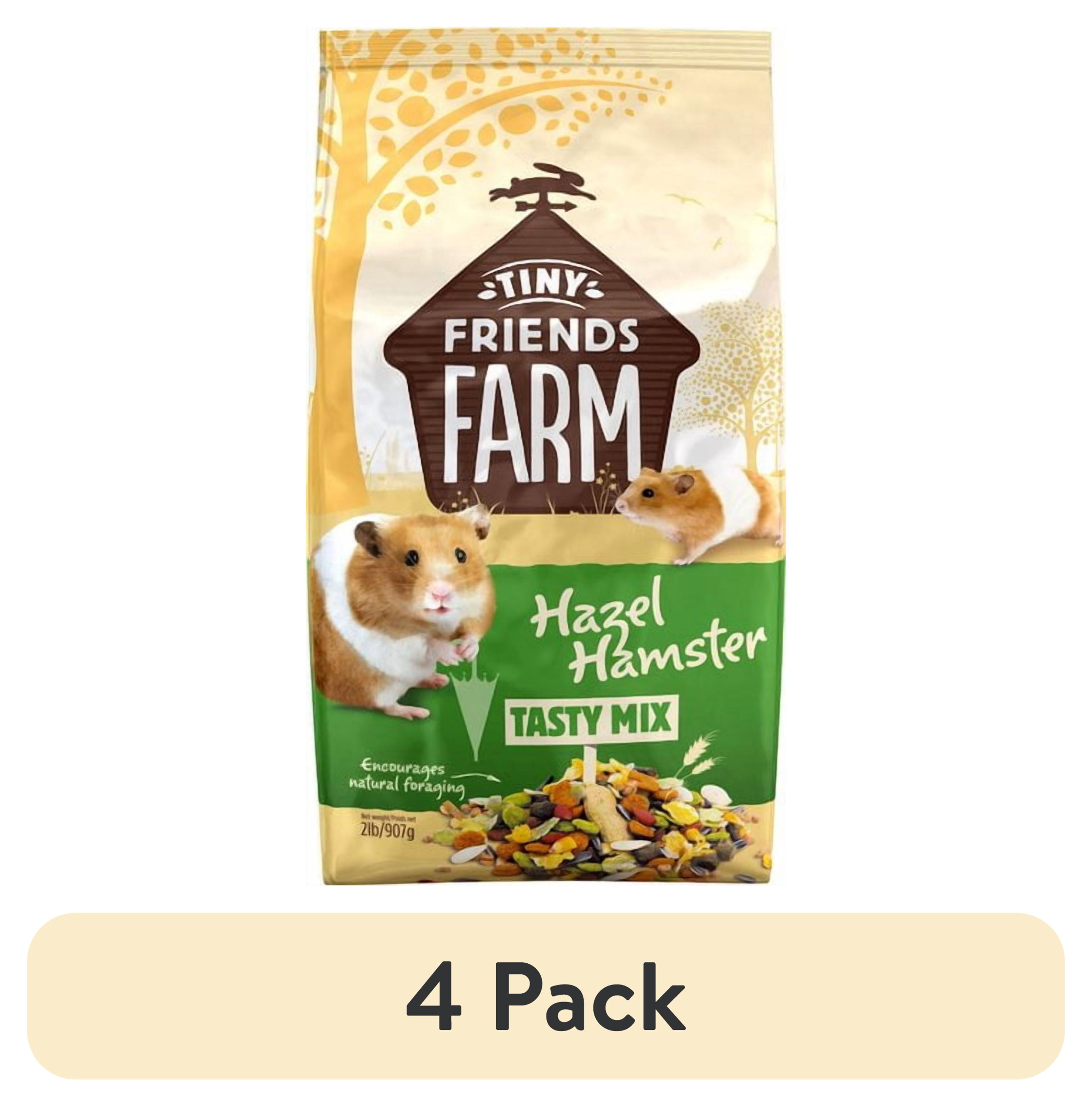 (4 pack) Tiny Friends Farm Hazel Hamster Food 2lb