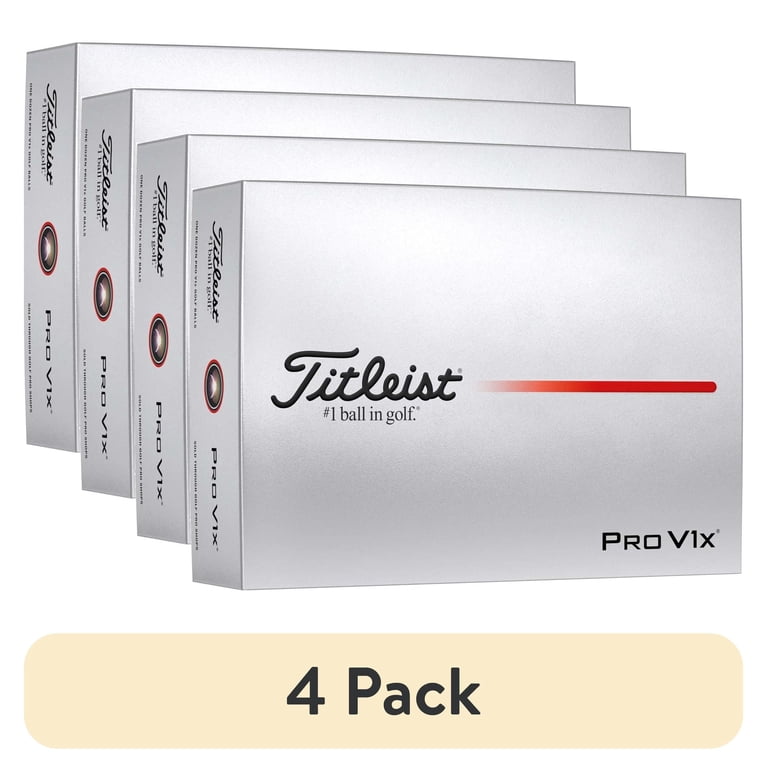 Titleist Pro V1 Pro V1x セット 12個入り 4 pack) Titleist 2025 Pro V1x, 12 Pack, White - Walmart.com
