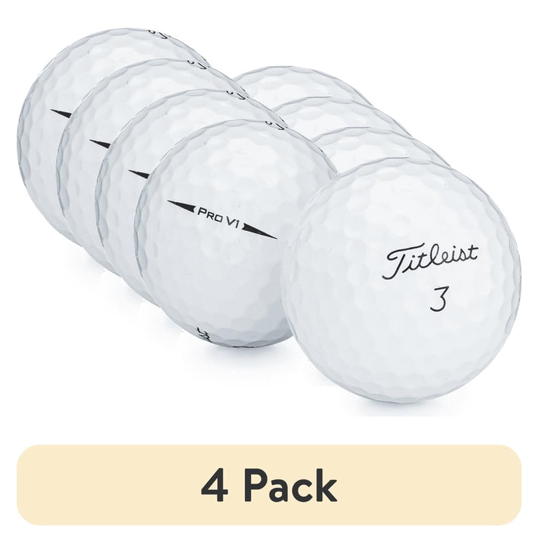 Titleist PRO V1 ゴルフボール 4ダースセット 4 pack) Titleist Pro V1, Mint Quality, Pristine Quality Golf Balls