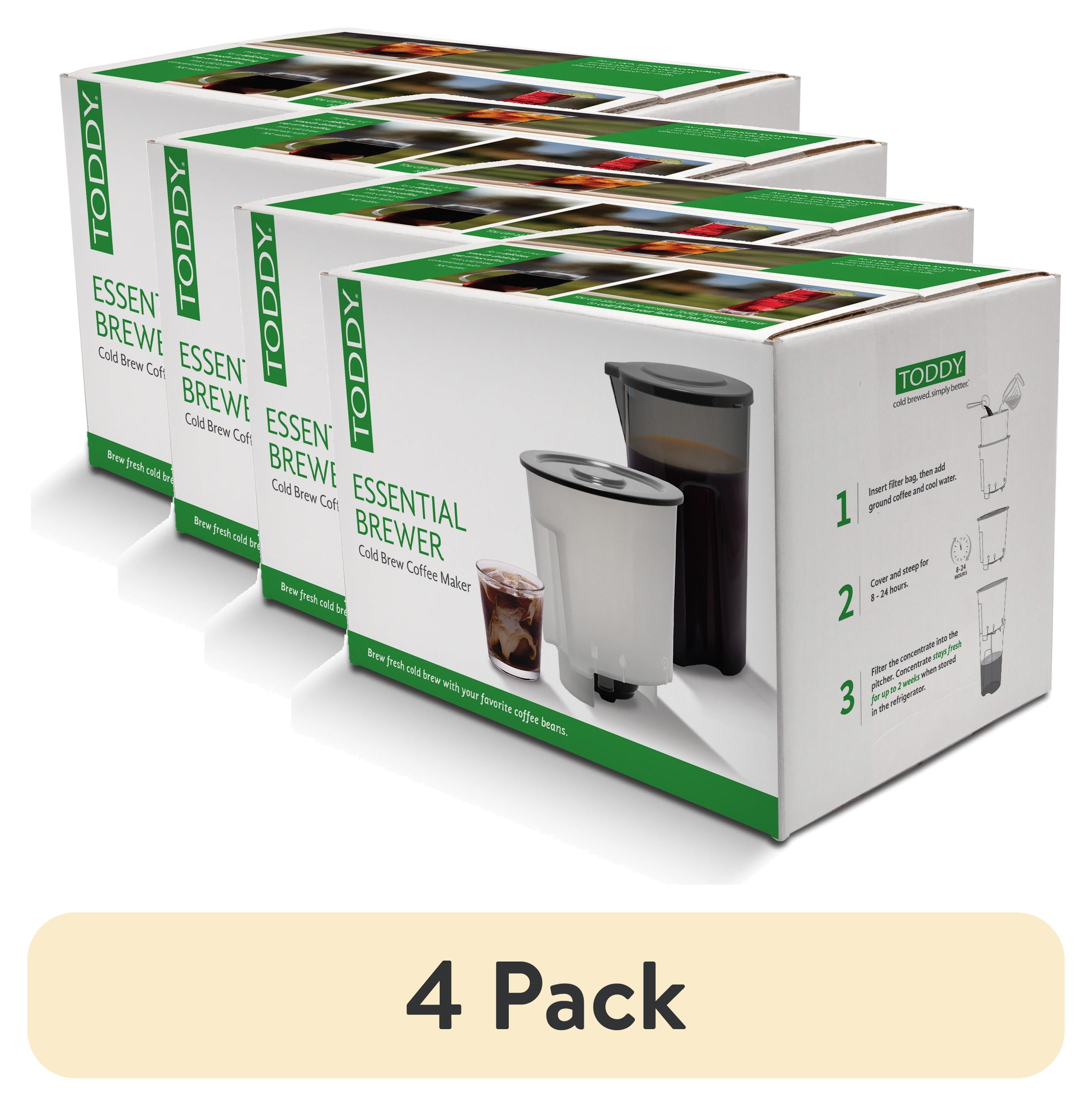 (4 pack) Toddy Essential Brewer Cold Brew Coffee Maker