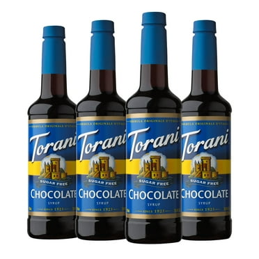 (4 pack) Torani Sugar Free Chocolate Syrup 750ml