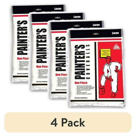 Trimaco White Disposable Painters Coverall - Large