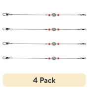 (4 pack) Tsunami Black Wire Egg Sinker Fishing Rig 3/4 oz. – 2 Pack