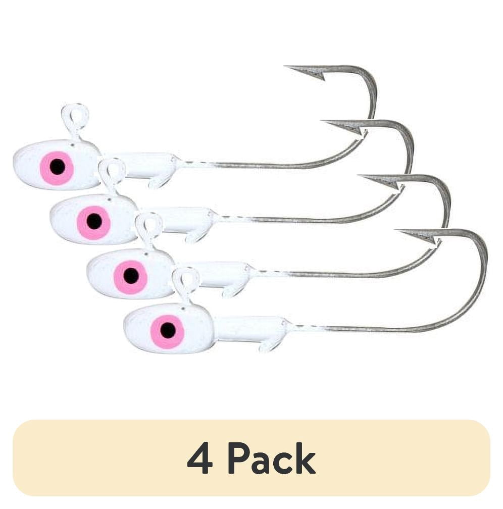(4 pack) TSUNAMI 3/8 oz Fishing Jig Head White