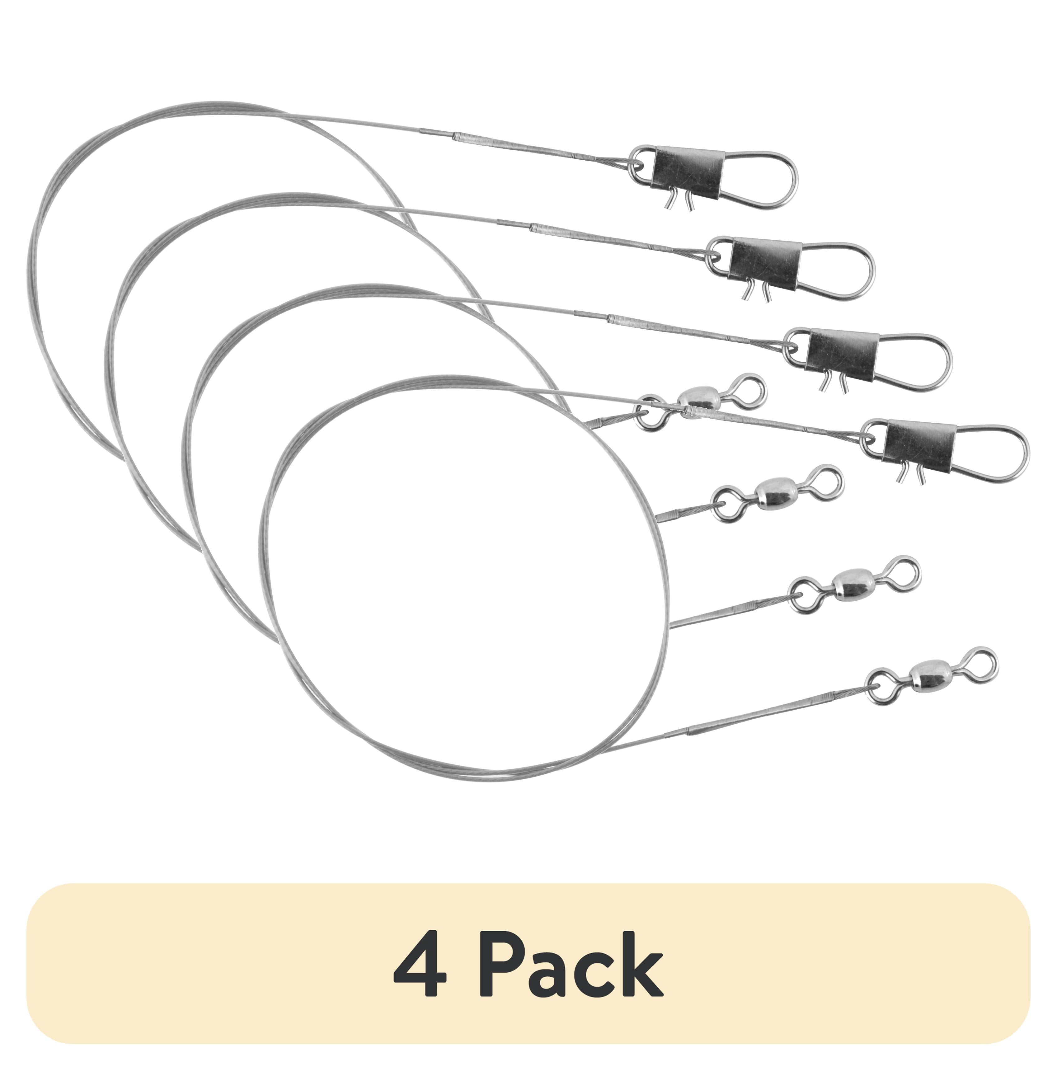 (4 pack) Tsunami Leader Wire 18 in 45 lb Test 3 Pack