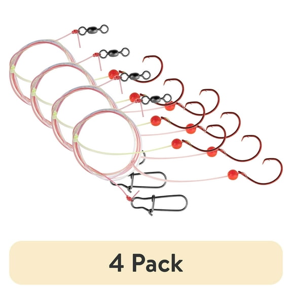 (4 pack) Tsunami Snapper Fishing Rig Size 2
