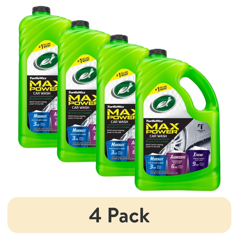 ODK Luxury Car Care Envious ワックス 4 pack) Turtle Wax 50597 Max-Power Car Wash 3 Levels of Cleaning