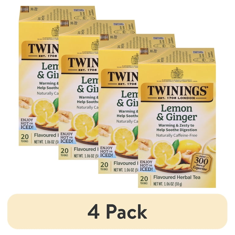 Twinings Herbal Tea Variety Pack - Peppermint, Chamomile, Lemon Ginger (20 Bags Each) 3 thumbnail image