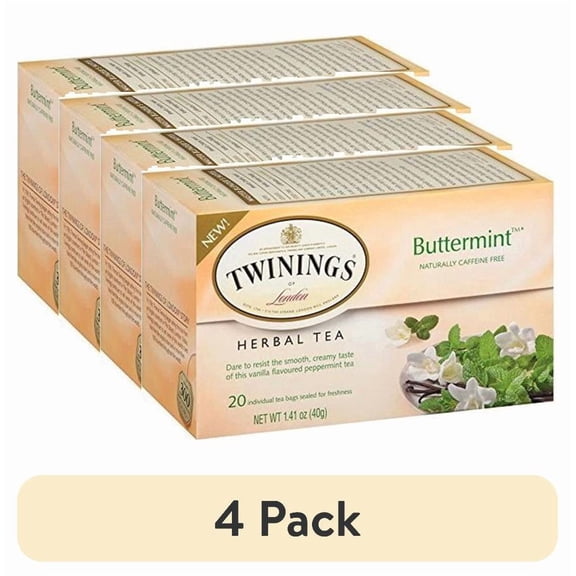 (4 pack) Twinings Peppermint Creamy Vanilla 20ct