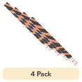 thumbnail image 1 of (4 pack) Tyvek Wristbands 3/4" x 10" Orange Zebra Stripe 500/Case WR108OR, 1 of 4