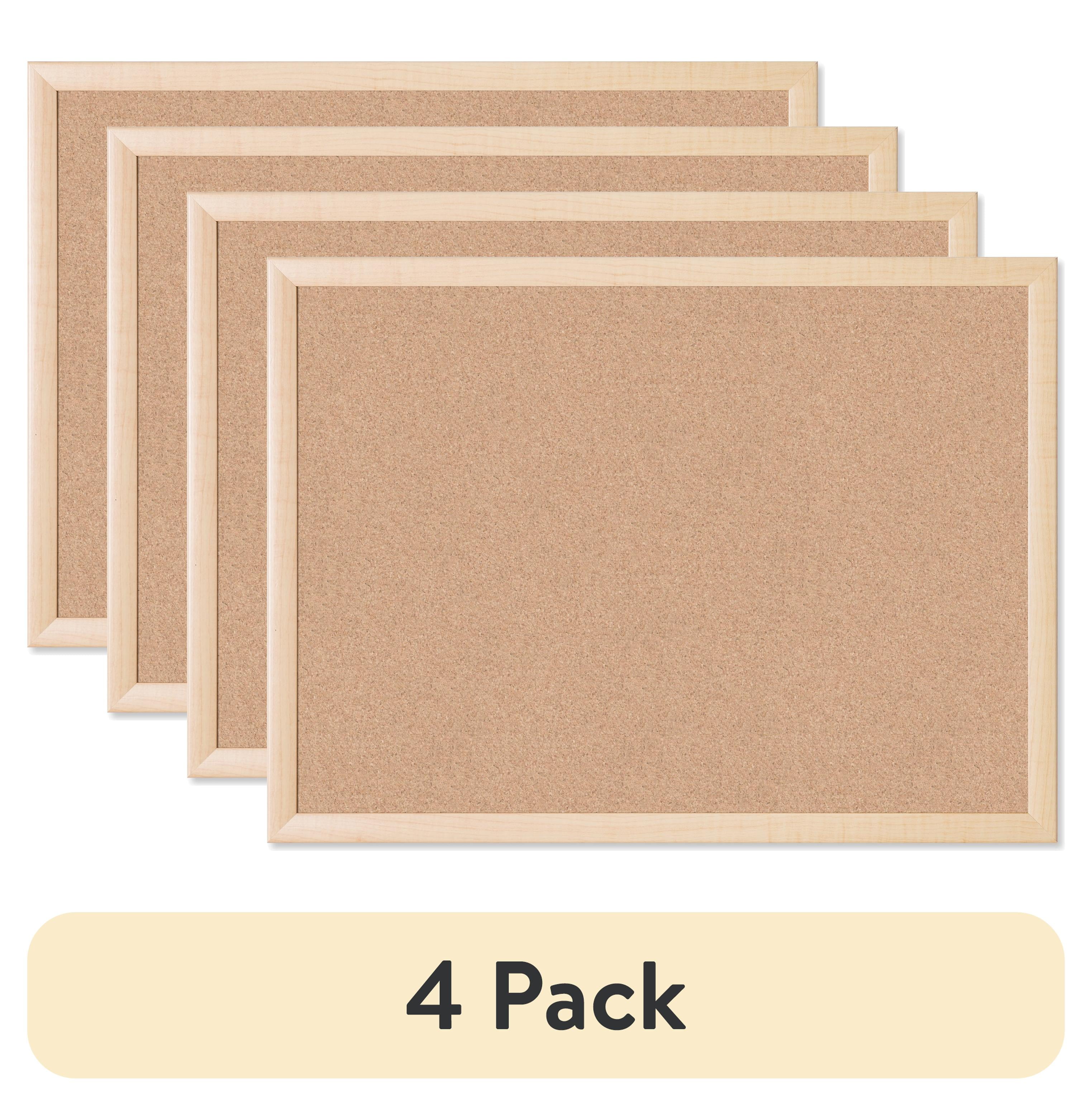 Natural Cork Bulletin Board with Birch Frame 17" x 23"