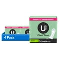thumbnail image 1 of (4 pack) U by Kotex Clean & Secure Ultra Thin Pads, Heavy Absorbency, 56 Count, 1 of 13