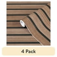 thumbnail image 1 of (4 pack) UMIGGEE Wood Slat Wallpaper Peel and Stick Wallpaper Faux Brown Shiplap Contact Paper Wood Panel Grain Wall Paper Self Adhesive Removable Vintage Decorative for Wall Covering 17.7 Inch x 118 Inch, 1 of 9