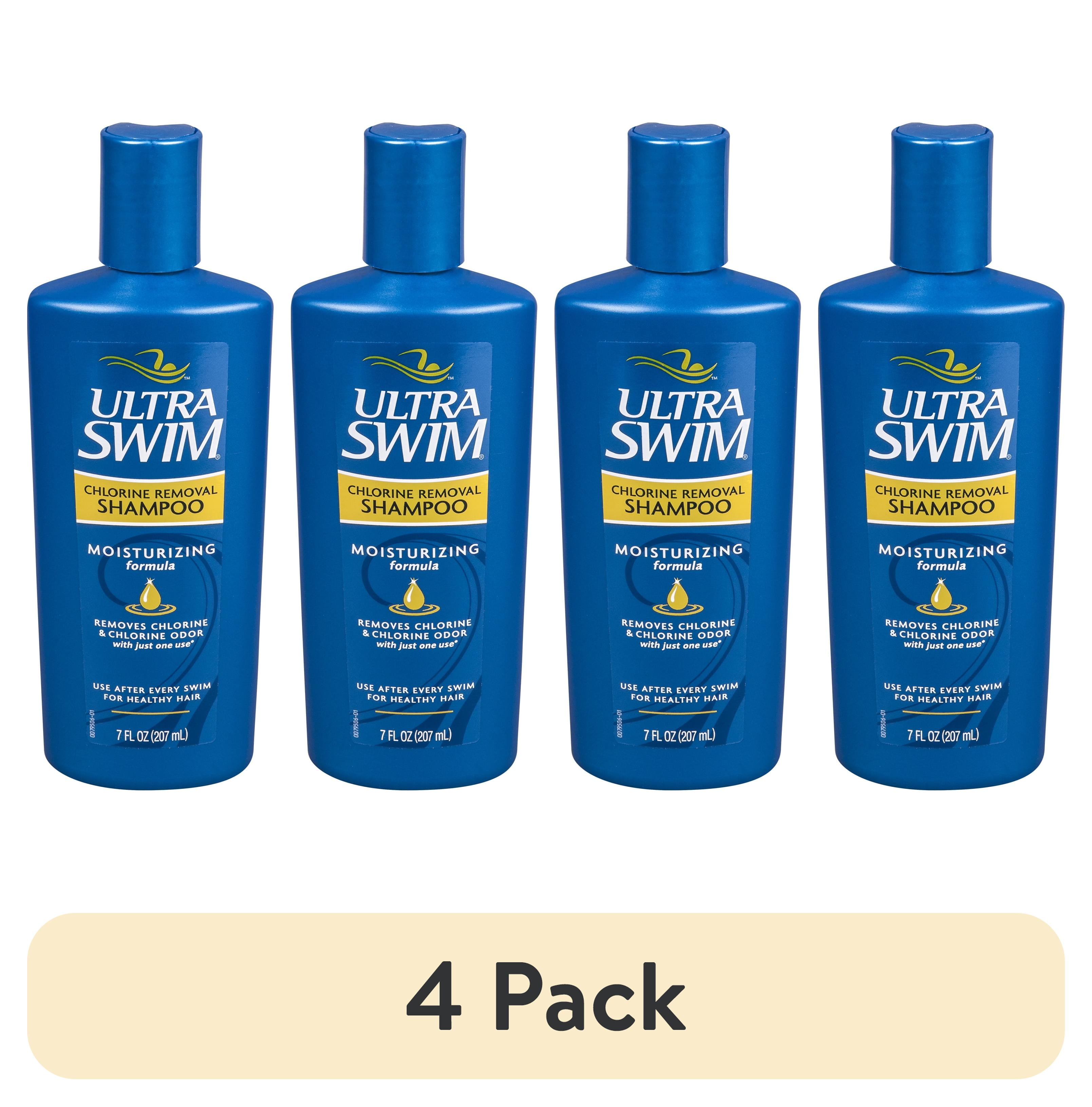 (4 pack) UltraSwim Chlorine Removal Shampoo, Moisturizing Formula 7 oz