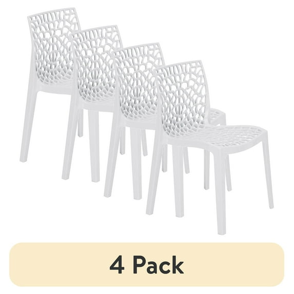 (4 pack) Upon Gruvyer PP (Set of 2), White