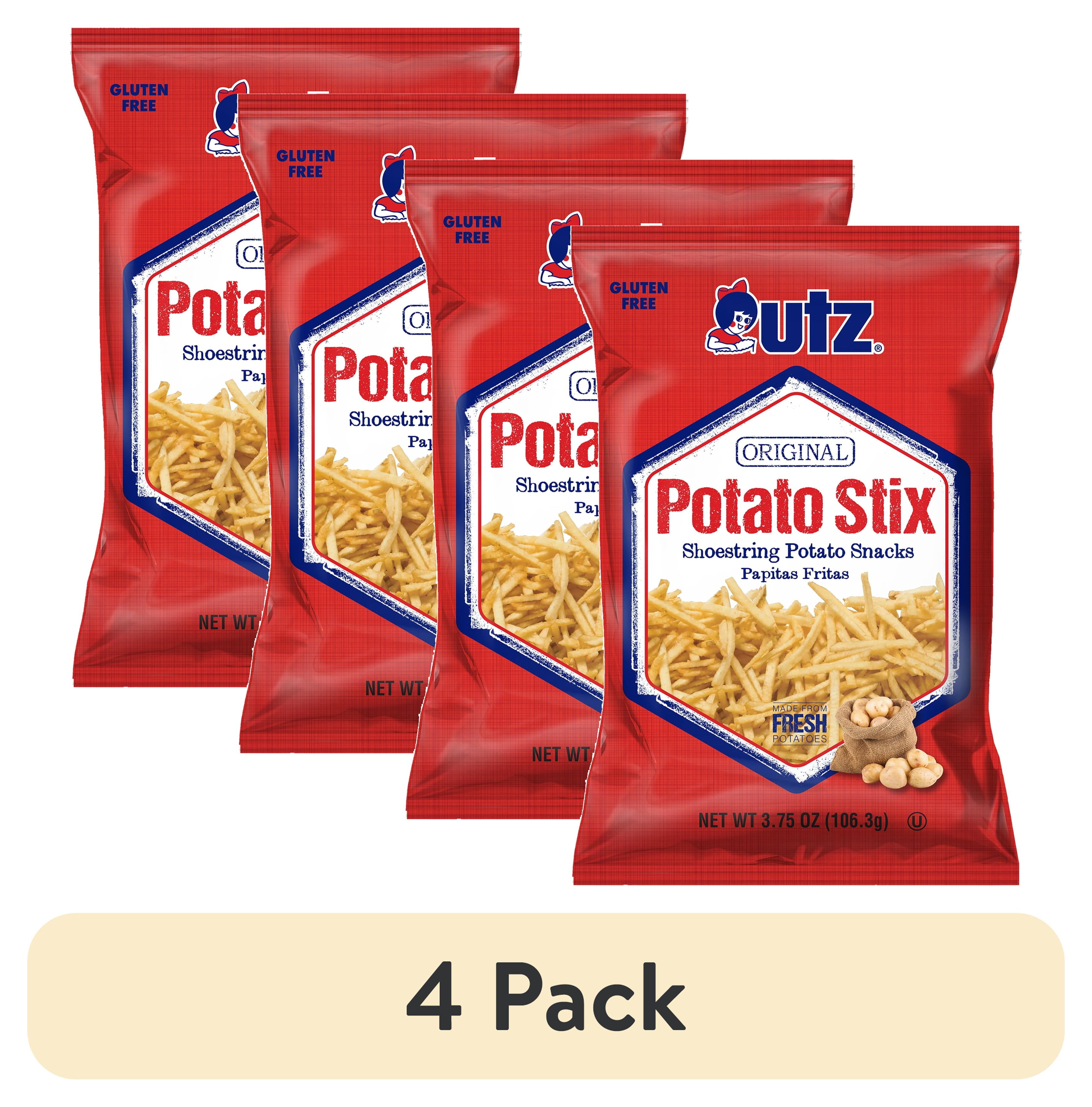 (4 pack) Utz Original Potato Stix, Gluten-Free, 3.75 oz Bag