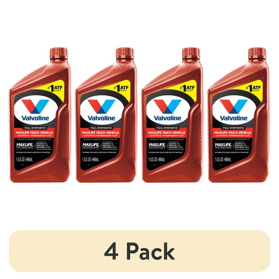(4 pack) Valvoline Multi-Vehicle Automatic Transmission Fluid - 1 Quart